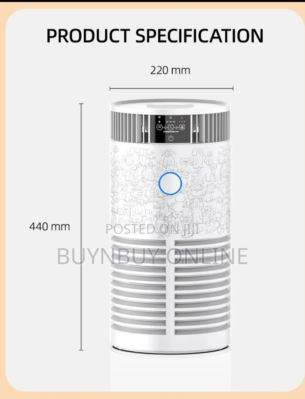 Household HEPA Filter Air Purifier