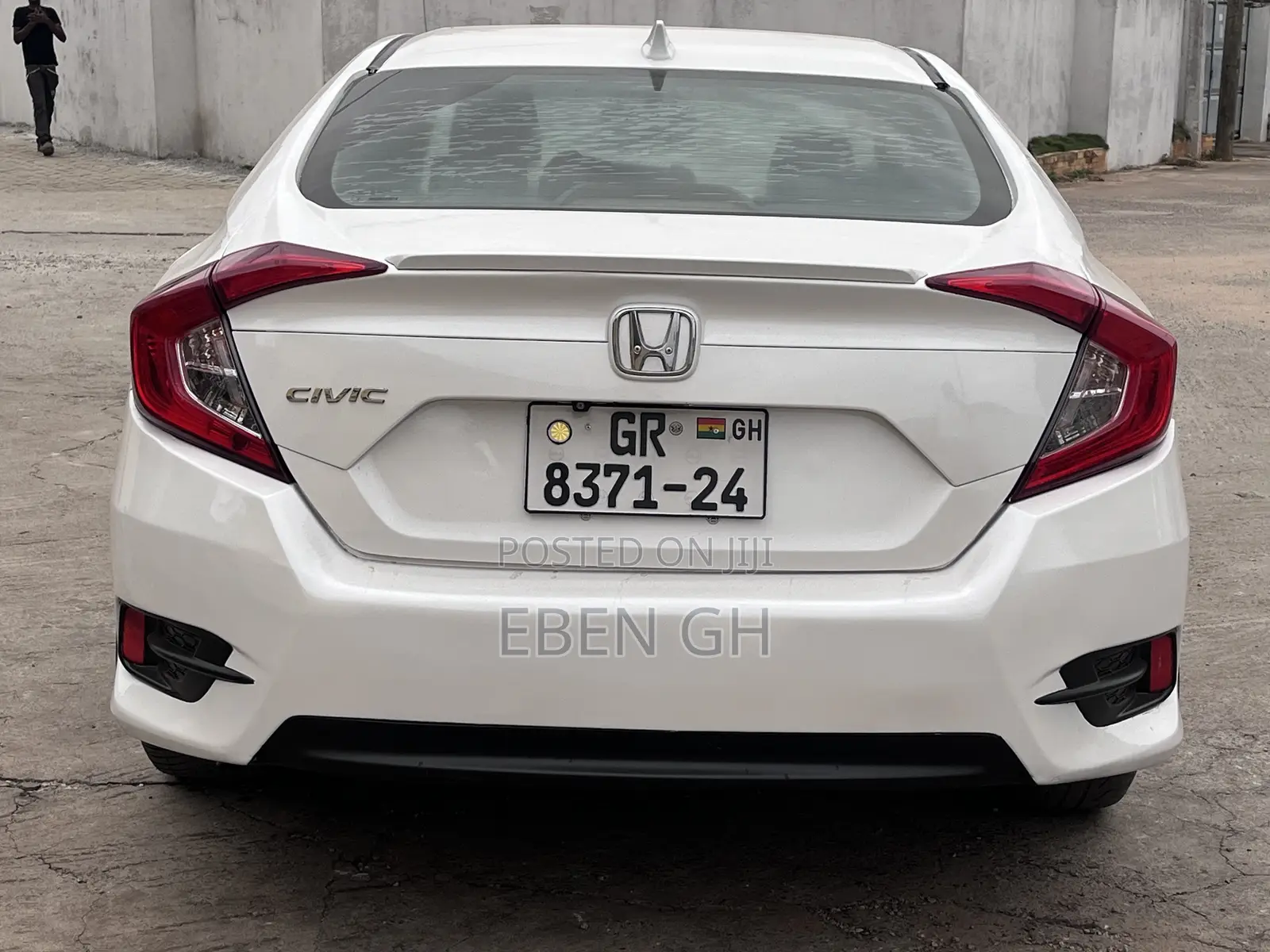 Honda Civic EX-L 4dr Sedan (1.5L 4cyl) 2017 White