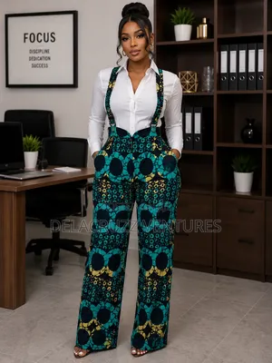 Ankara Suspender Jumpsuits
