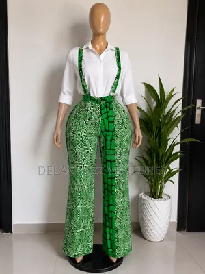 Ankara Suspender Jumpsuits