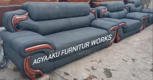 New Quality Black Sofa Set