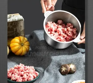 3L Stainless Steel/Glass Food Processor