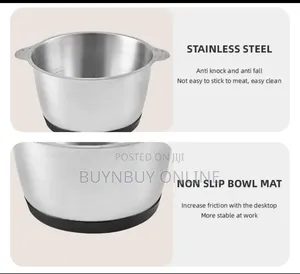 3L Stainless Steel/Glass Food Processor