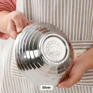 Stainless Steel Dinner Bowls in 7" 8"