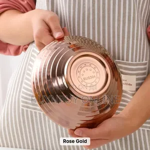 Stainless Steel Dinner Bowls in 7" 8"