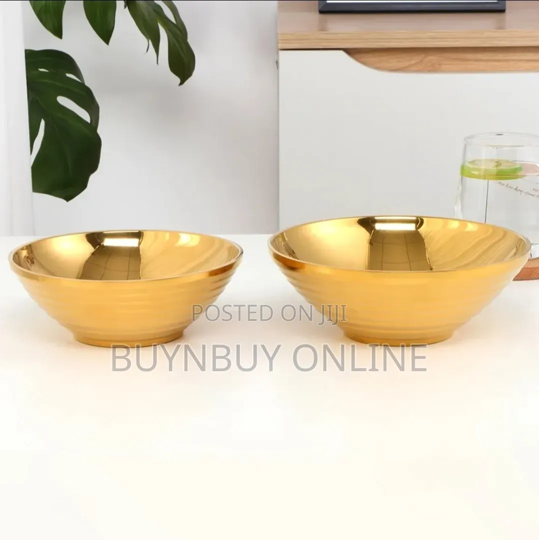 Stainless Steel Dinner Bowls in 7" 8"