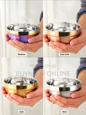 304 Stainless Steel Dinner Deep Plates in 4" 5"