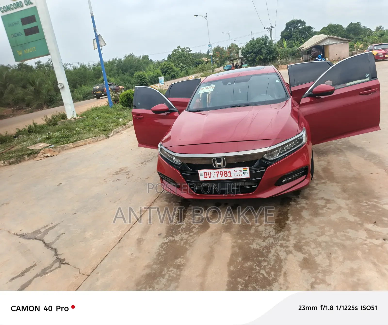 Honda Accord Sport (1.5L 4cyl Turbo CVT) 2019 Red