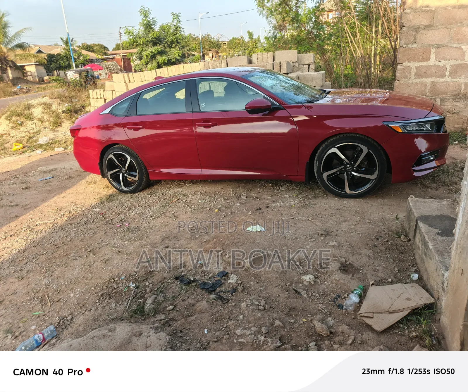 Honda Accord Sport (1.5L 4cyl Turbo CVT) 2019 Red