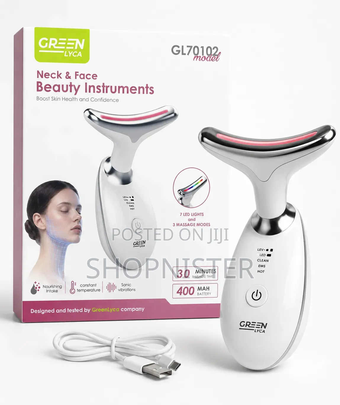 Neck Face Beauty – LED Light Therapy