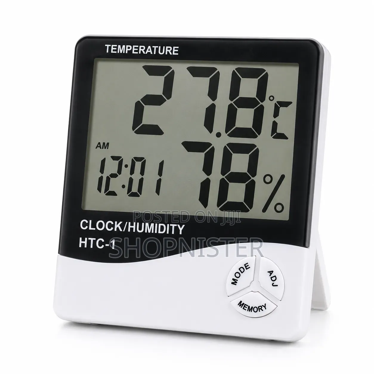 HTC-1 Digital Thermometer Hygrometer Clock