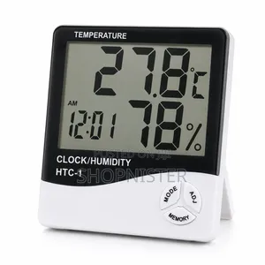 HTC-1 Digital Thermometer Hygrometer Clock