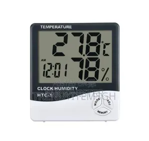 HTC-1 Digital Thermometer Hygrometer Clock