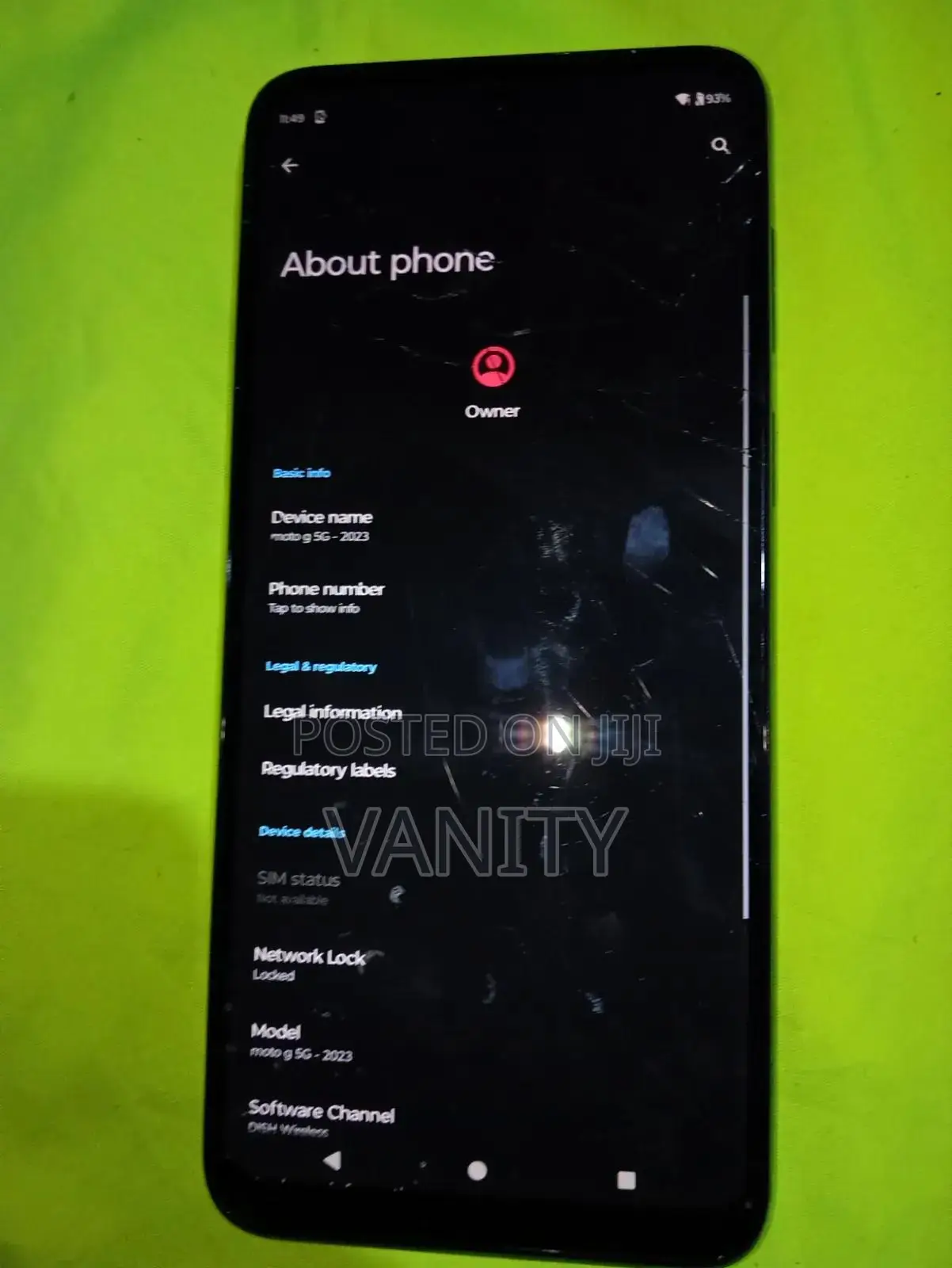 Motorola Moto G 5G 64 GB Black