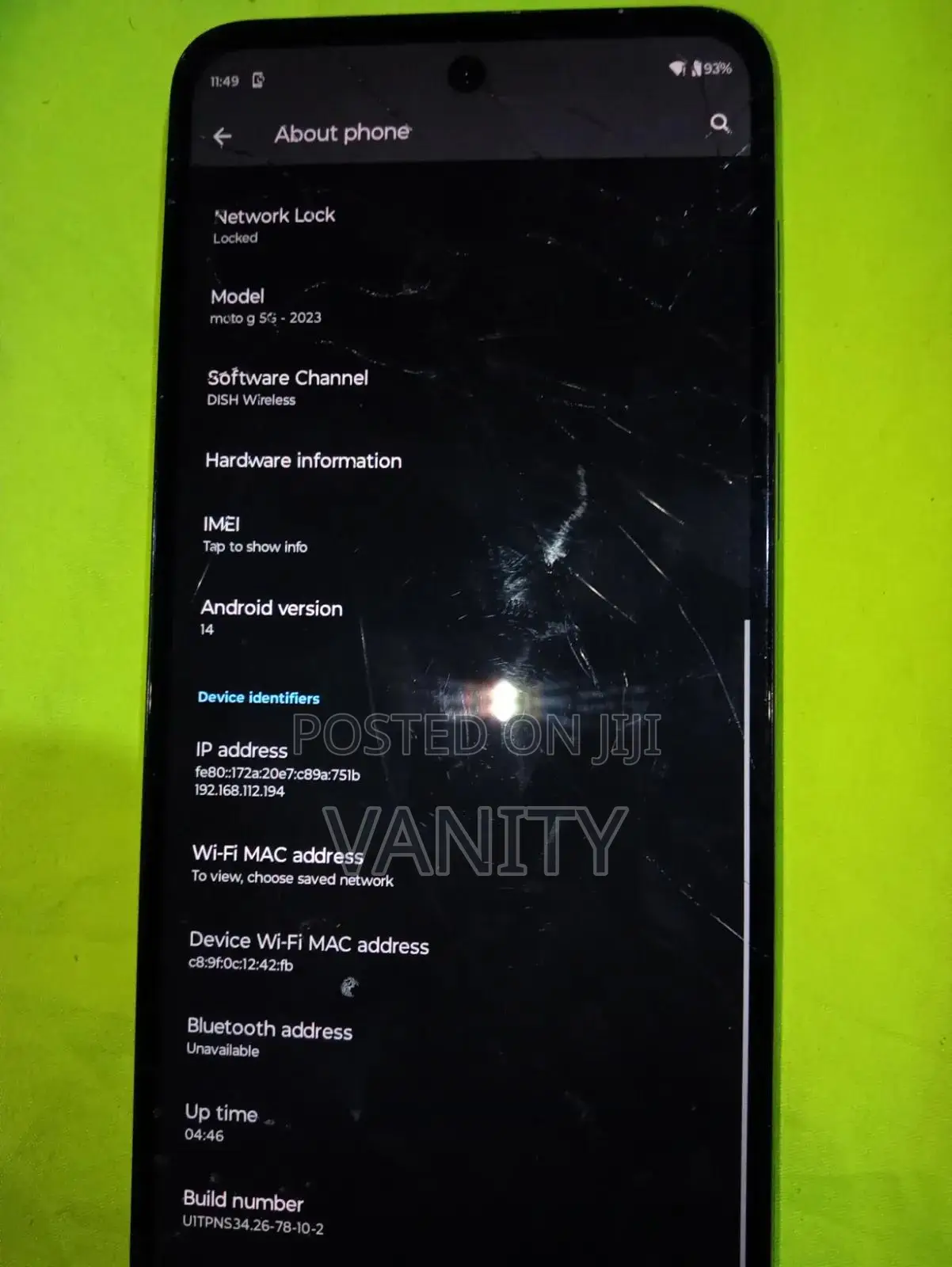 Motorola Moto G 5G 64 GB Black