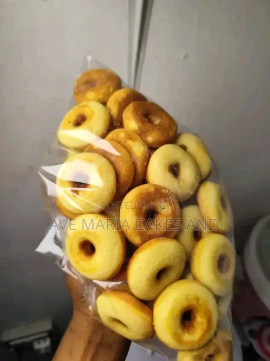 Doughnuts and Meat Pies for Sale.