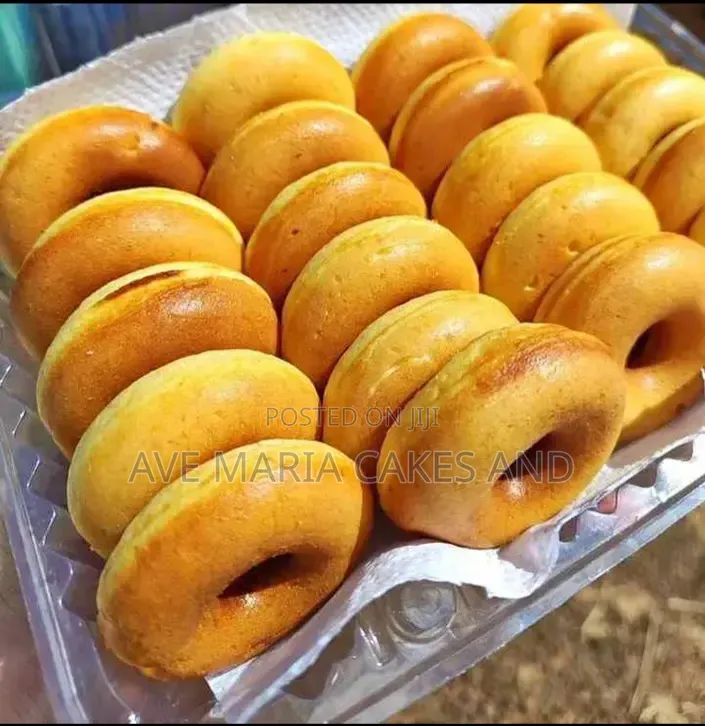 Doughnuts and Meat Pies for Sale.