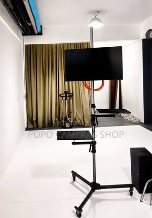 190cm Heavy Duty Stand With Wheels + Two Laptop Holder and a Tablet H