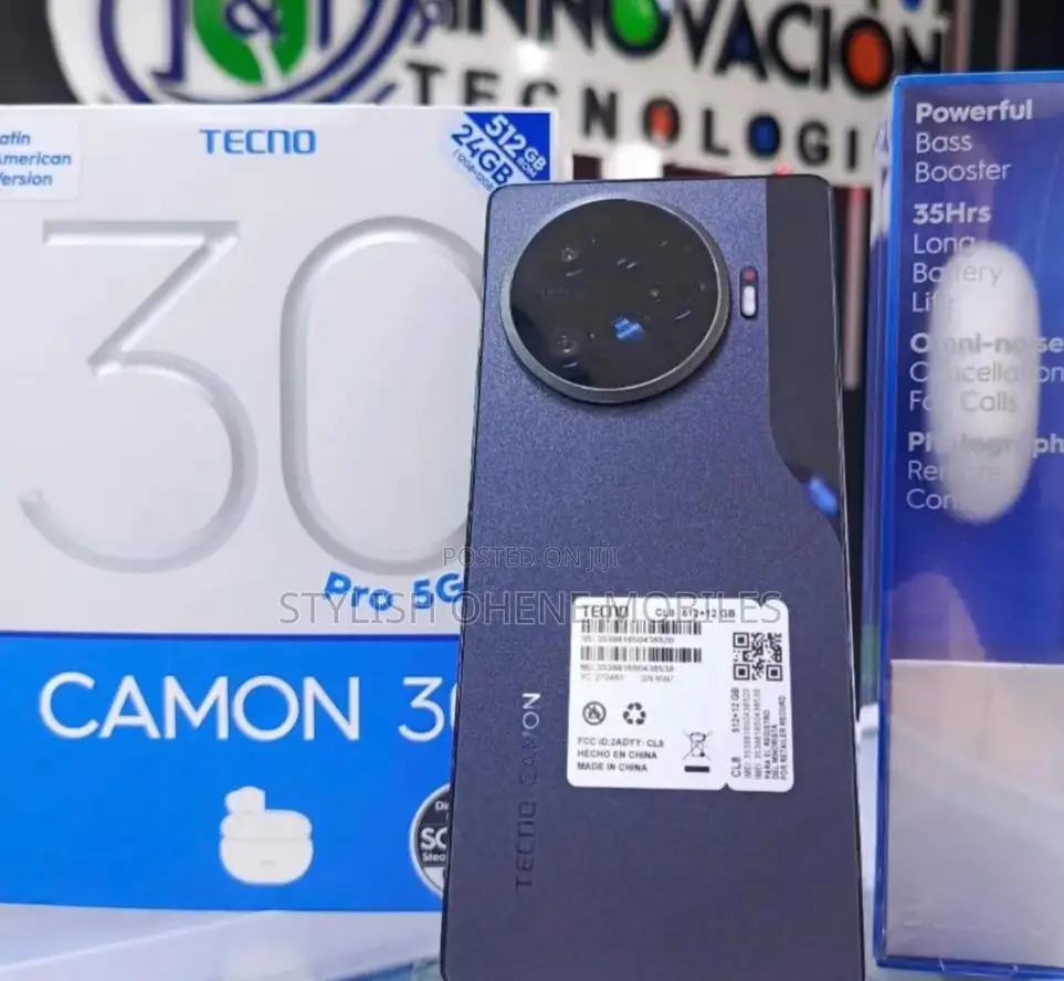 New Tecno Camon 30 Pro 5G 512 GB Black