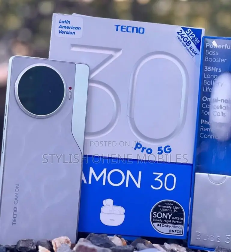New Tecno Camon 30 Pro 5G 512 GB Black