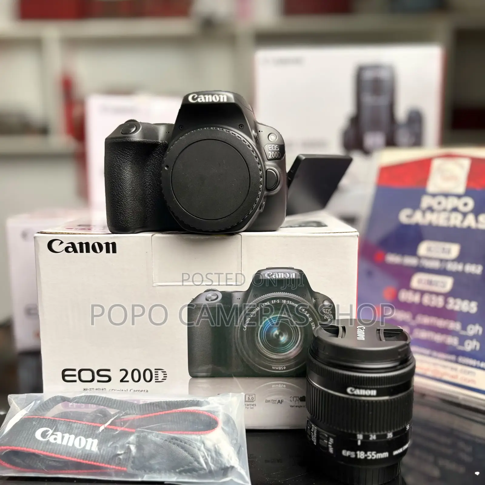 Canon EOS 200D+ Efs 18-55mm Lens