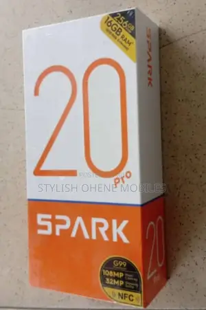 New Tecno Spark 20 Pro 256 GB Black