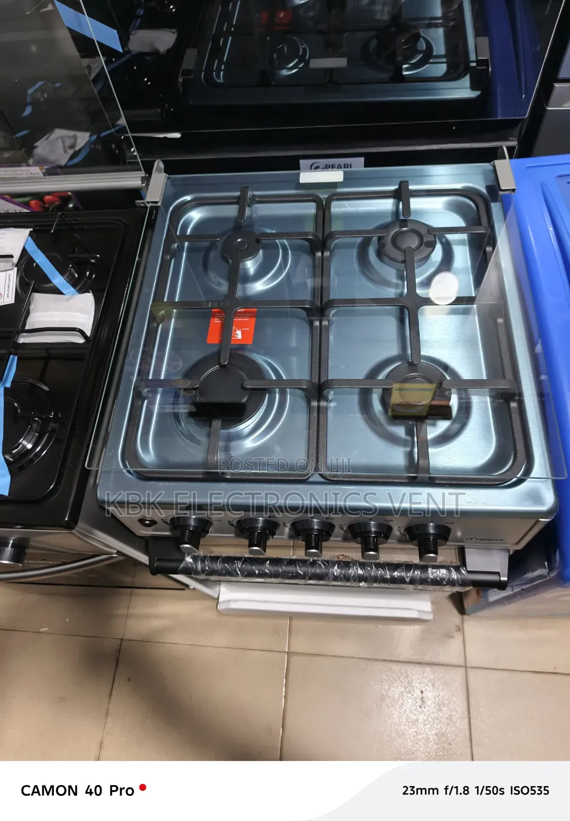 Sigma 50*50 4Burner Gas Cooker Oven+ Grill + Auto Ignition