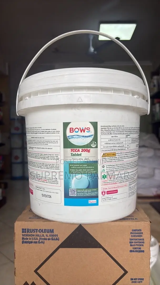 Swimming Pool Chlorine TCCA Tablets 200g ×25 Pieces 5kg– 90% Chlorine