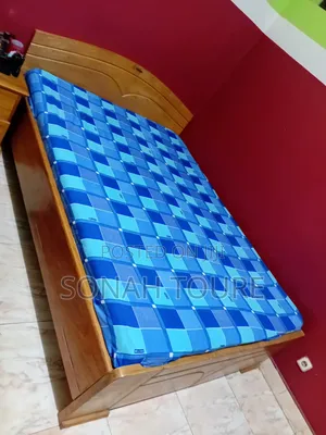 Double Bed Frame With Mattress – Neatly Used