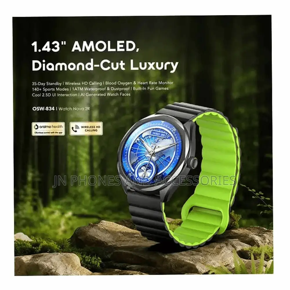 Oraimo Watch Nova 2R 1.43" AMOLED 35-Day Standby Smart Watch
