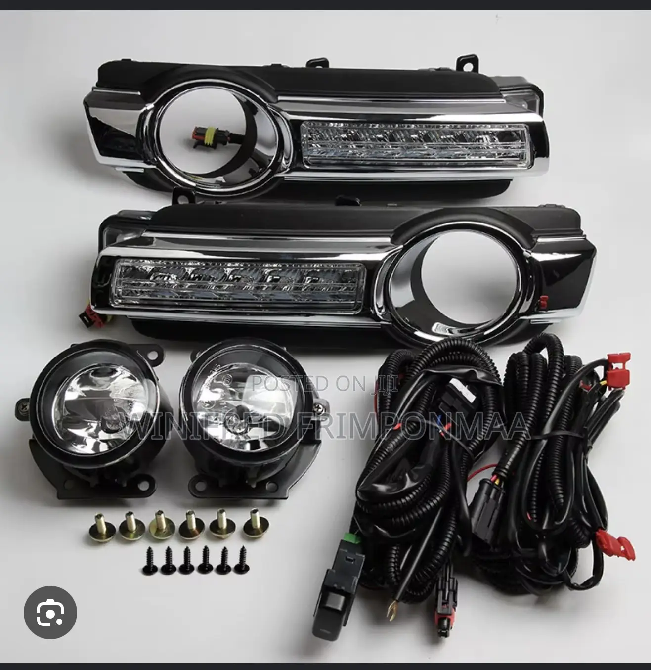 Mitsubishi Pajero 2015,2016,2017,2018 Fog Light and Cover All Set