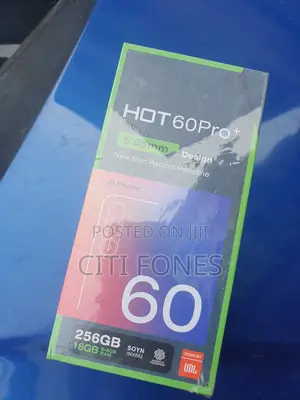 New Infinix Hot 60 Pro+ 256 GB Black