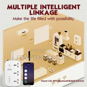 Tuya Wifi Smart Extention Board 3 Outlet 1 PD +1 QC 3.0+ 2 Auto-Id