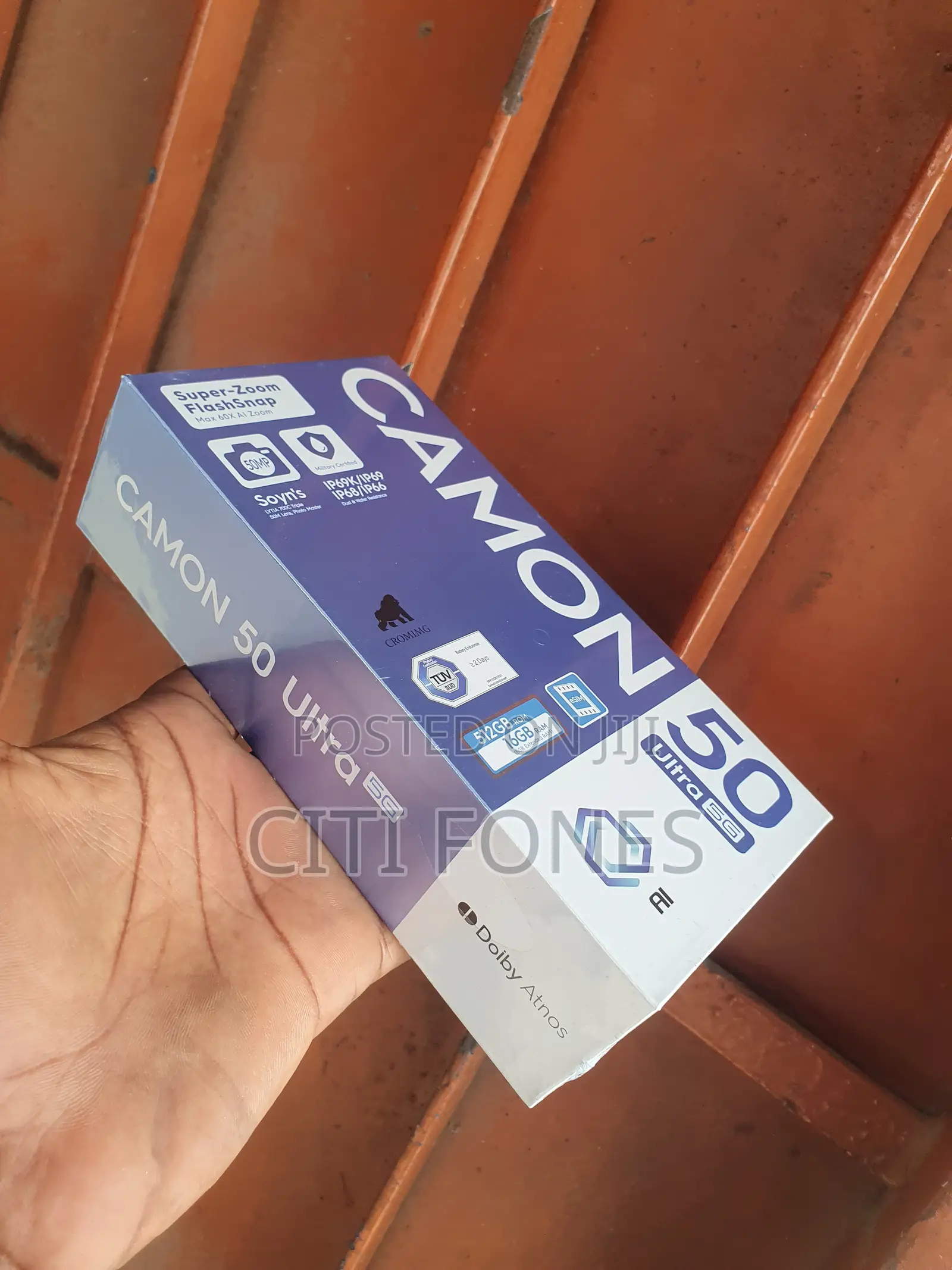 New Tecno Camon 50 Ultra 512 GB Black