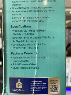 TP-Link Archer Ax1800 Dual Band Gigabit Router