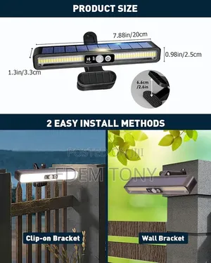 Solar Motion Lights Outdoor, 2 Pack; 36 LEDs , Security Light
