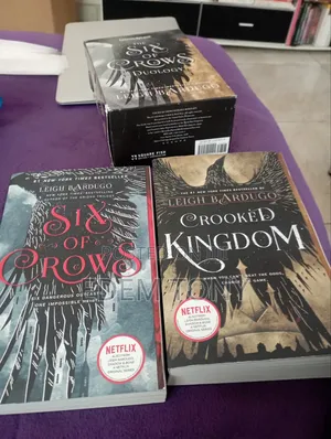 Six of Crows Duology by Leigh Bardugo; Six of Crows Crooked Kingdom.