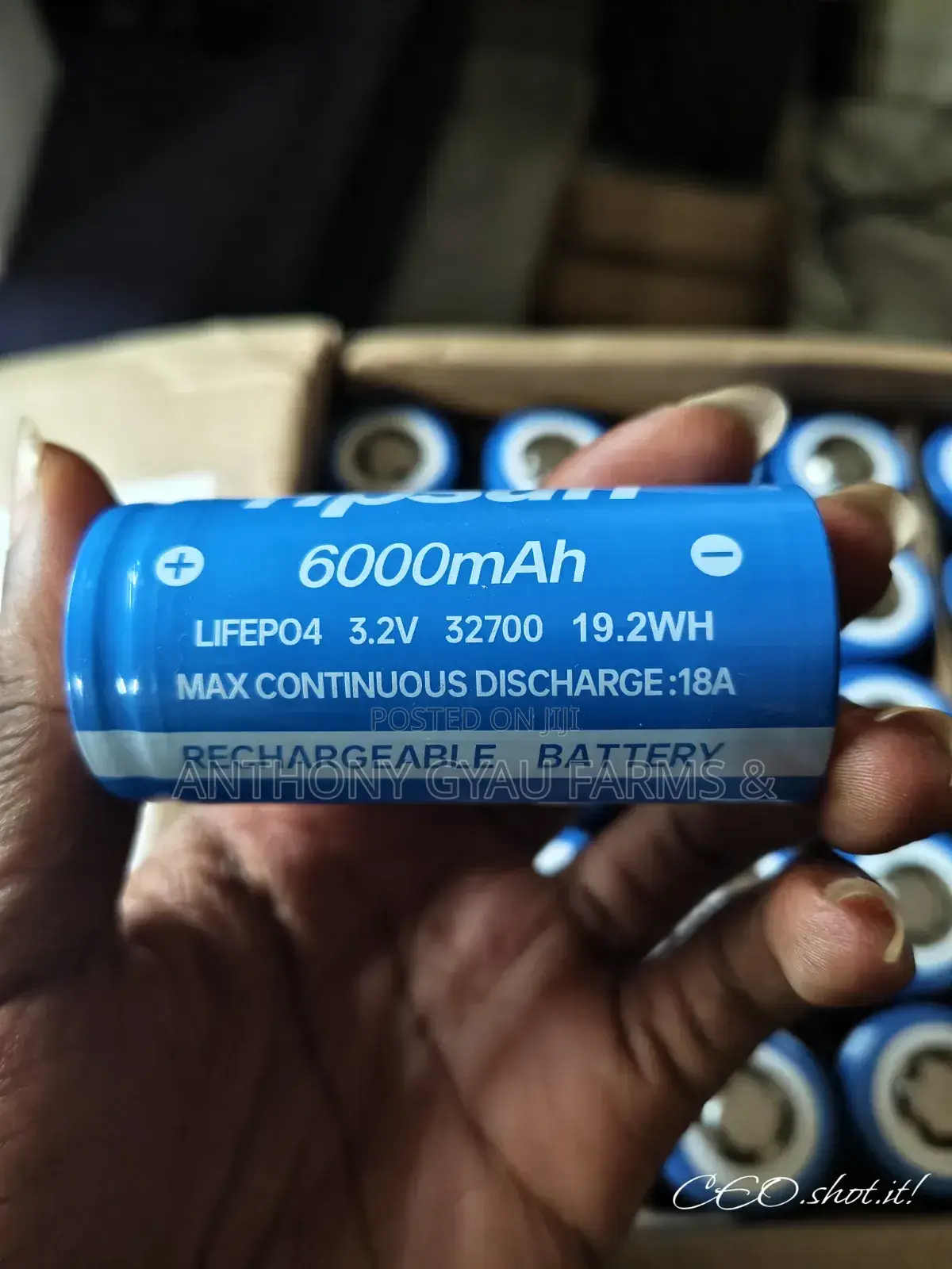 Original 32700 LiFePO4 Battery Cells - 6Ah Flat Top (Brand New)
