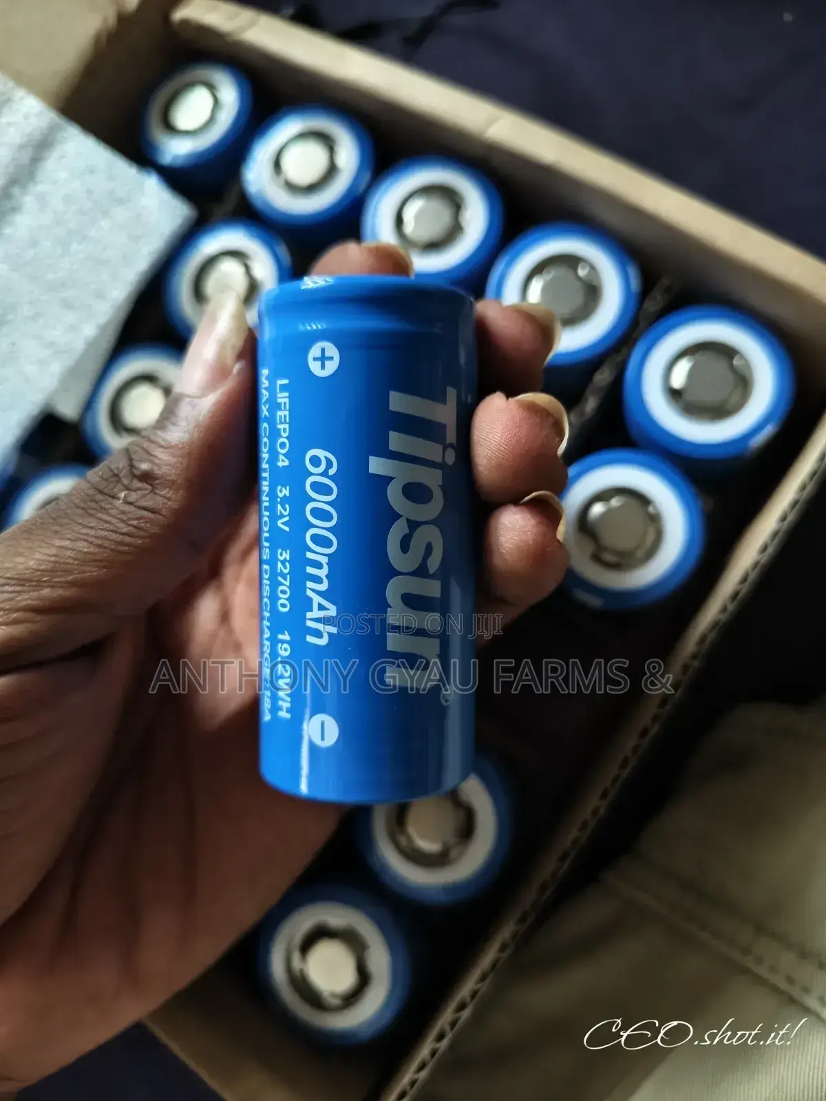 Original 32700 LiFePO4 Battery Cells - 6Ah Flat Top (Brand New)