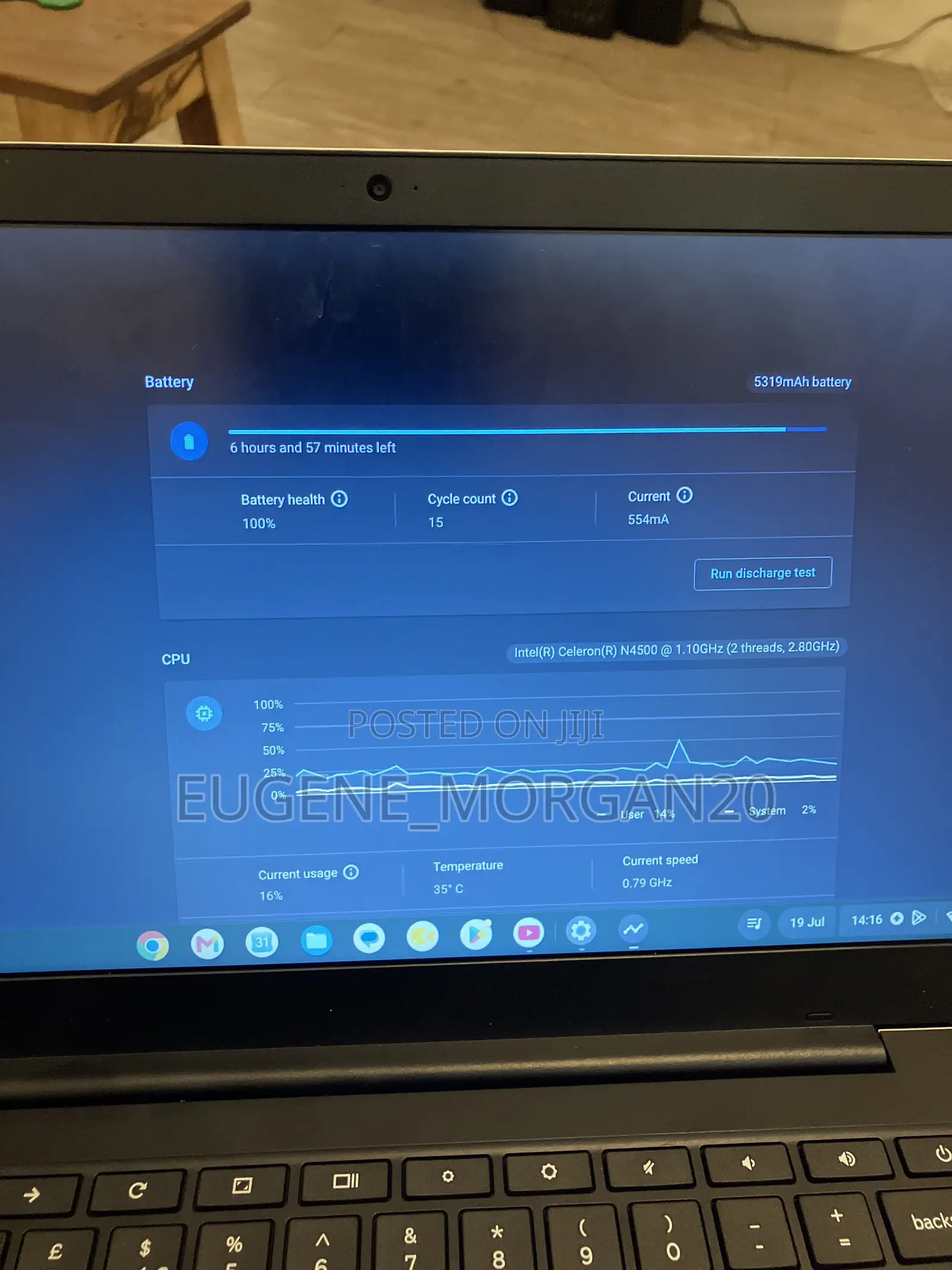 Laptop Samsung Chromebook XE310 4GB Intel Celeron HDD 40GB