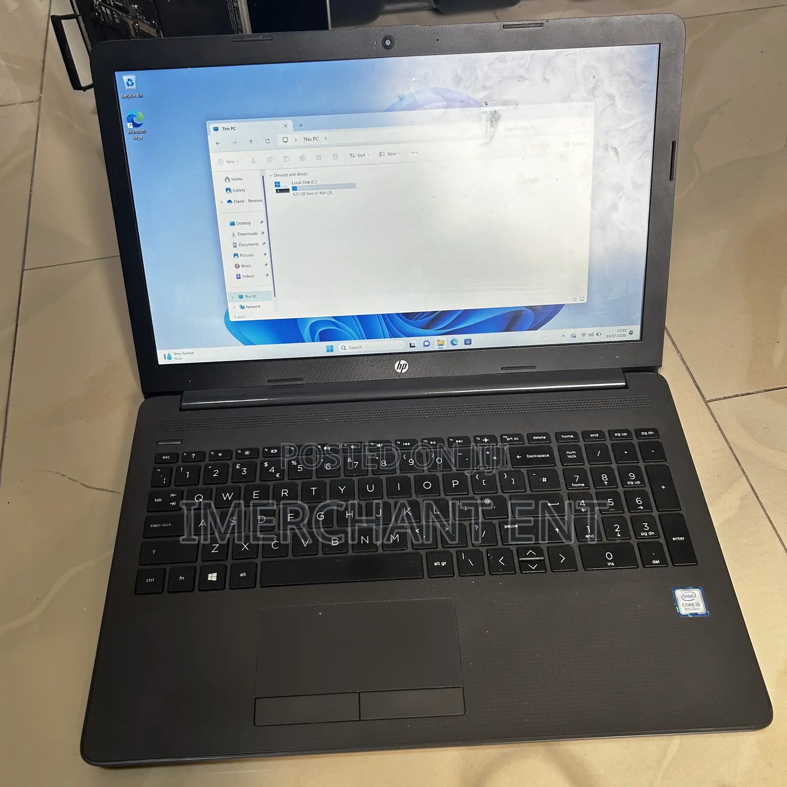 Laptop HP 250 G7 8GB Intel Core i5 SSD 512GB