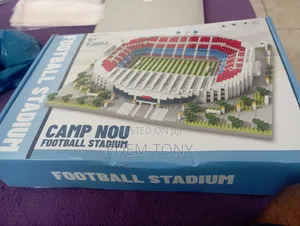 Camp Nou Stadium: FC Barcelona Micro-Particle Lego Building Block Set