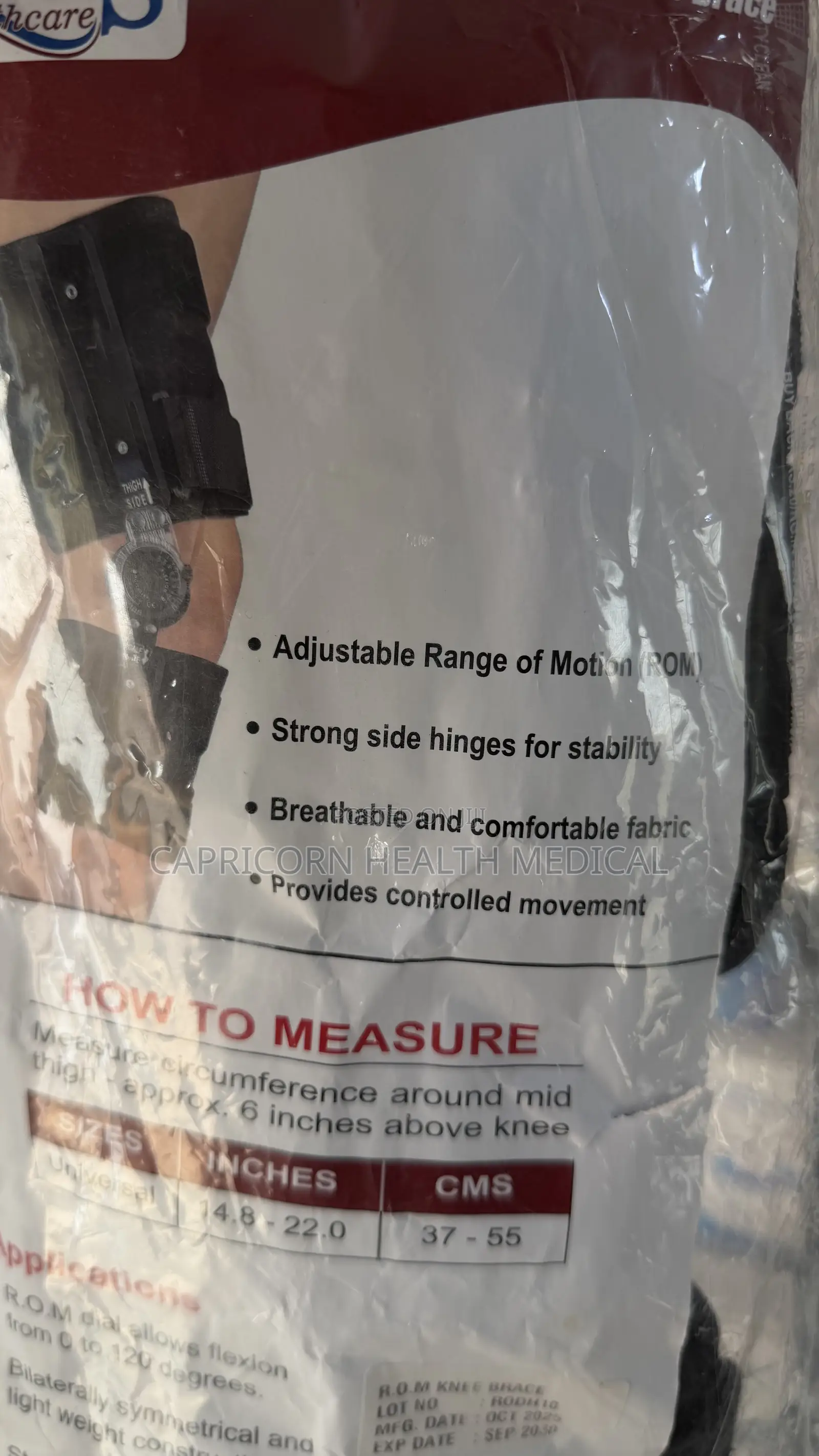 Post-Op Knee Brace Support