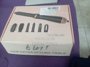 WT-623 Branded 6-in-1 Hot Air Brush Styling Set