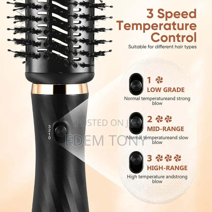 WT-623 Branded 6-in-1 Hot Air Brush Styling Set