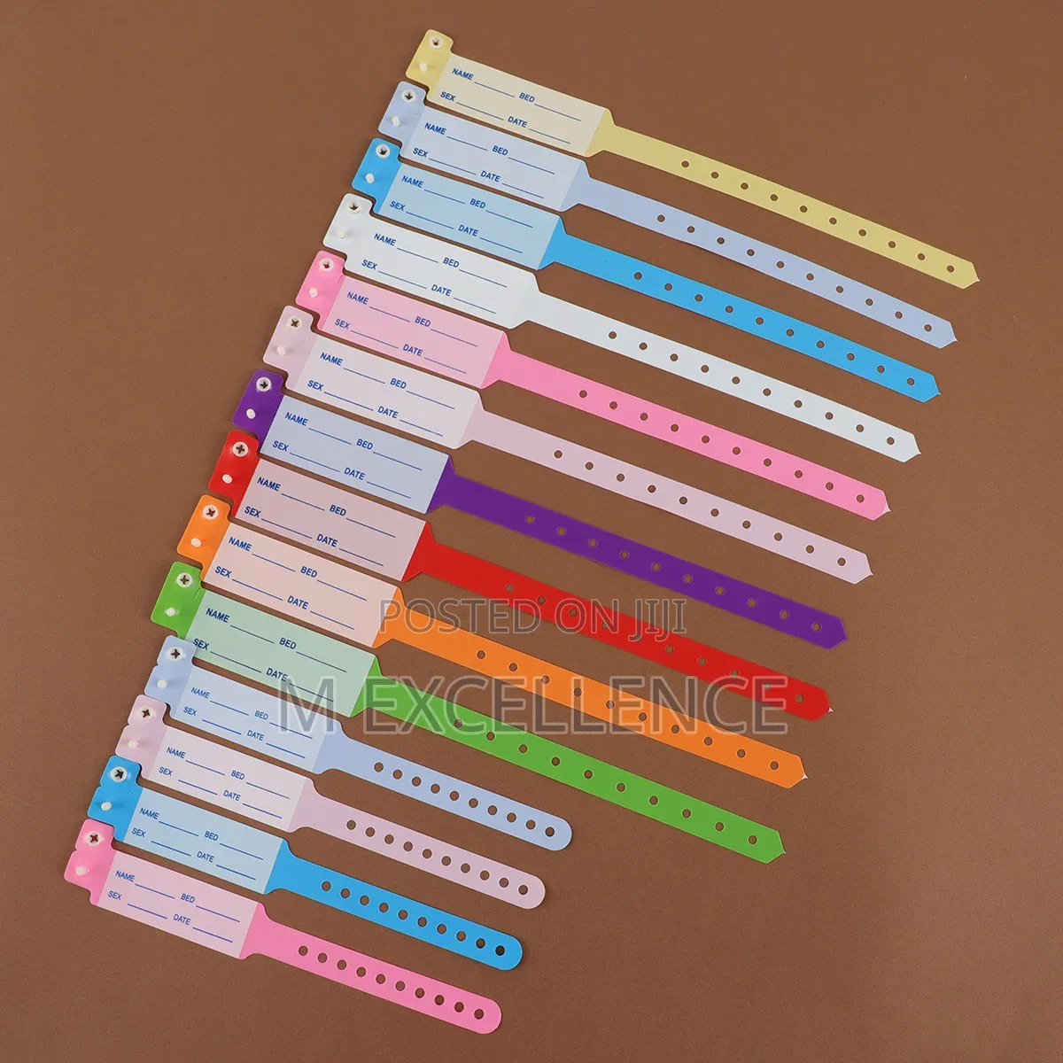 100pcs Medical Id Bracelets - PVC Hospital Wristbands