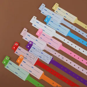 100pcs Medical Id Bracelets - PVC Hospital Wristbands