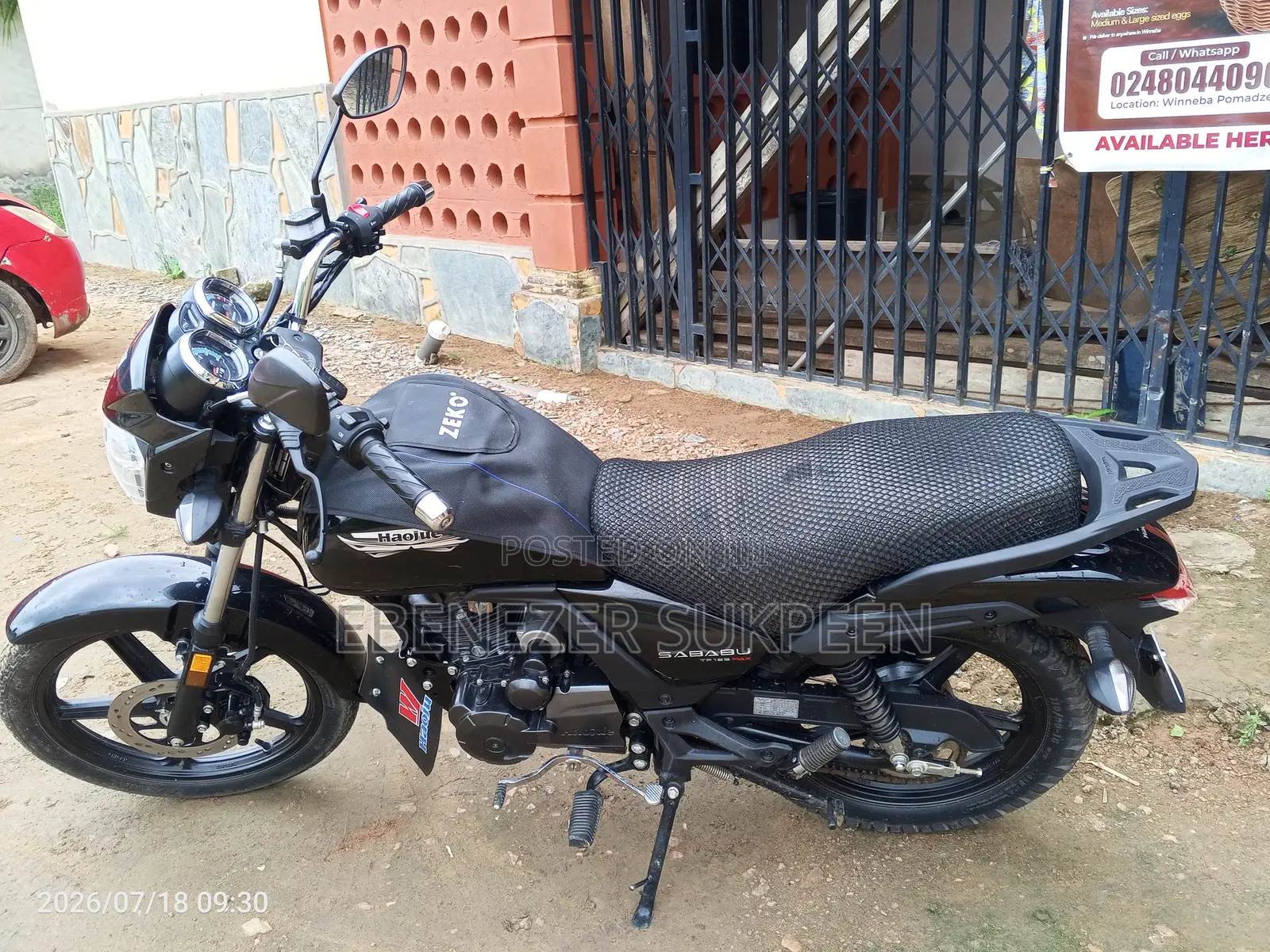 New Haojue TF125 2025 Black