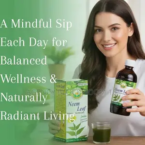 Neem Leaf Juice Natural Bitter Herbal Detox Drink, Supports Skin, Etc