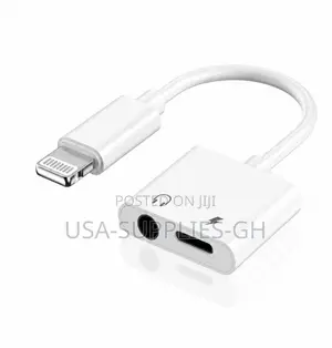 Apple MFi Certified Lighting to 3.5mm Audio Jack, USB-C Charging F USA